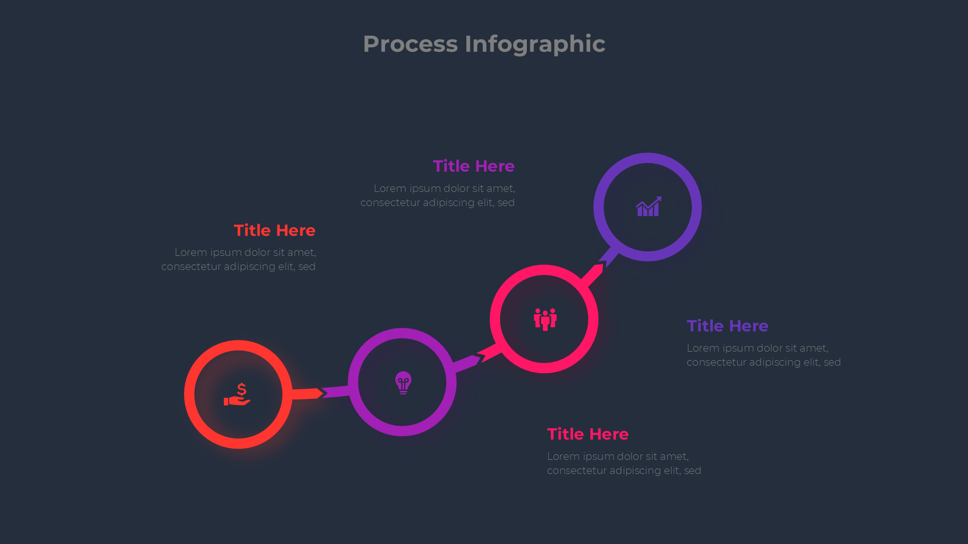 Infographics[dark] slide 8